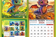 Календари на СКРЕПКЕ - хит в 3 форматах