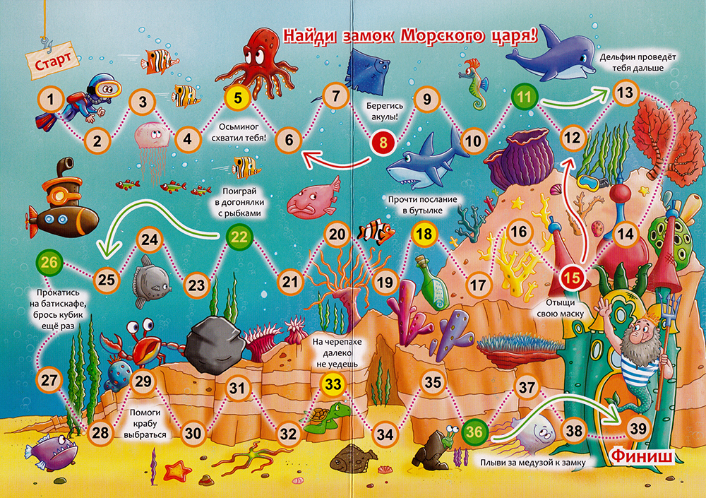 Поле для игры с кубиком и фишками картинки распечатать