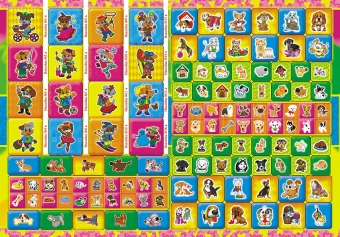 Раскраска с наклейками А4 "Собачки" РН-292