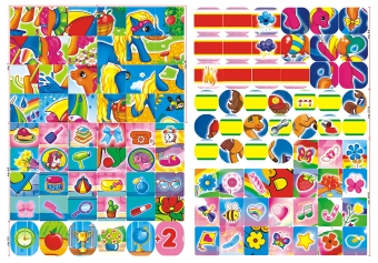 Раскраска с наклейками А4 "Пони" ТНЗ-005 Раскраска с наклейками А4 "Пони" ТНЗ-005