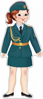 Вырубной плакат " Военная парадная" Ф-13212