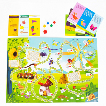 Игра-ходилка "Букашкина лужайка" Р2503