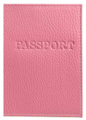 Обложка для паспорта ФЛОТЕР PASSPORT (нат.кожа) розовый арт.1,01гр-ФЛОТЕР-216
