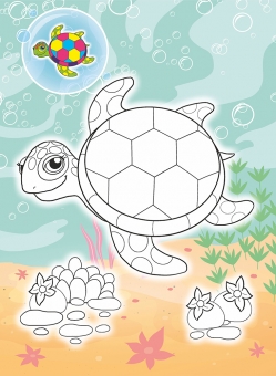 Раскраска А4 "Морские животные" РКСБ-639