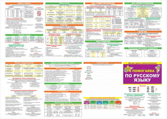 Помогайка буклет-гармошка по русскому языку 87.808