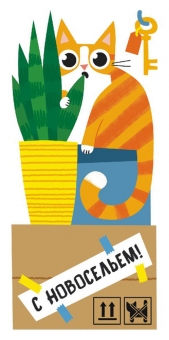 Конверт для денег "С новосельем" ОКЛ-117