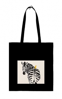 Сумка-шоппер с карманом "Зебра" 0432.096