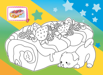 Раскраска А4 "Сладости" РКСБ-774