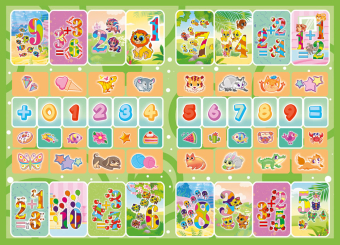 Раскраска с наклейками А5 "Весёлый счёт" РНМ-737