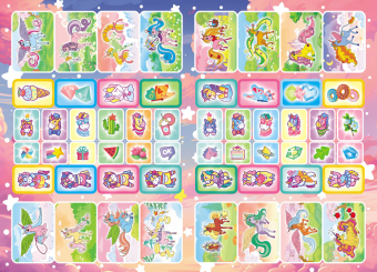 Раскраска с наклейками А5 "Единорожки" РНМ-747