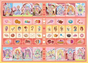 Раскраска с наклейками А5 "Милые куклы" РНМ-749