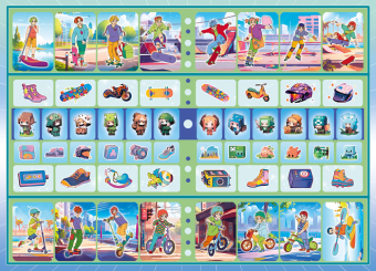 Раскраска с наклейками А5 "Спорт. Люблю кататься" РНМ-734