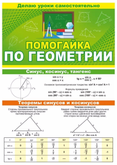 Помогайка буклет-гармошка по геометрии 87.809