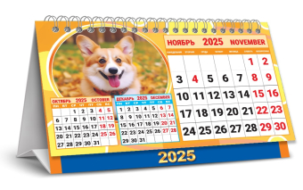 БОЛЬШОЙ настольный перекидной календарь-домик на 2025 год "Собаки. Самый милый друг" КДБ-25-022
