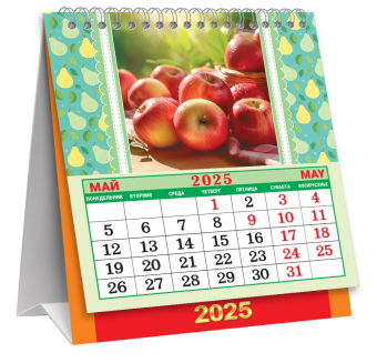 МАЛЫЙ настольный перекидной календарь-домик на 2025 год "Натюрморты" КД-25-036