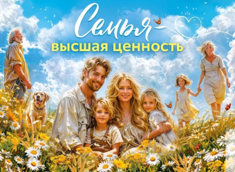 Плакат "Семья высшая ценность" 84.941