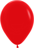 Воздушные шары "Без рисунка. Красный" 231235