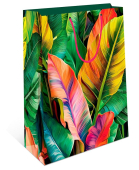 Бумажный подарочный пакет "Тропические листья" 0191.118