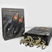 Бумажные подарочные пакеты "Мужские ботинки"" арт.9612M