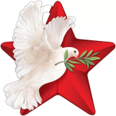 Вырубной плакат "Голубь" 0800832