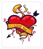 Магнит виниловый "LOVE" 15.11.02346