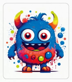 Магнит виниловый "Синий монстрик" 15.11.02362
