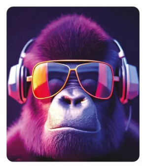 Магнит виниловый "Обезъяна в очках" 15.11.02370