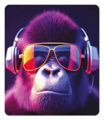 Магнит виниловый "Обезъяна в очках" 15.11.02370