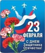 Магнит виниловый "23 февраля" 15.19.01165