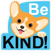 Украшение на скотче "Be kind" 079.366