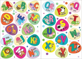 Набор оформительских наклеек "Английский алфавит" 0201015 Набор оформительских наклеек "Английский алфавит" 0201015