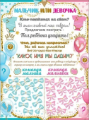 Плакат "Мальчик или Девочка" 0801121