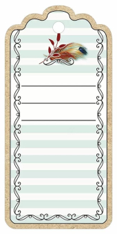 Мини-открытка или бирка для подарка "Hand made with love" 2901245