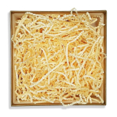 Наполнитель для упаковки подарков (стружка из бумаги) "Волна. Слоновая кость" БН115