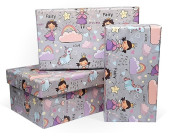 Набор подарочных коробок ПРЯМОУГОЛЬНИК 3в1 "Моя принцесса" Д10103П.258