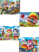 Пазл для детей в ассортименте "Приключения котят" П120-2013