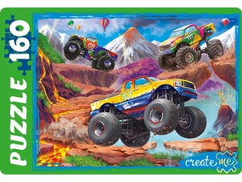 Картонный пазл для детей "Крутой вираж №10" УК160-4979