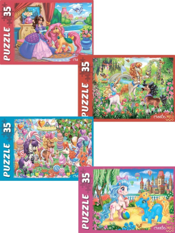 Пазл для детей в ассортименте "Королевство пони" П35-2718