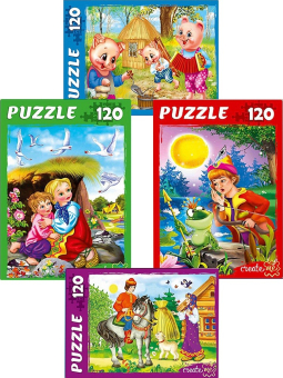 Пазл для детей в ассортименте "Детские сказки" П120-8294