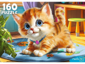 Картонный пазл для детей "Рыжий котёнок" Ф160-4542