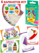 Игра настольная "Первые знания. Учим формы и фигуры" ИН-2087