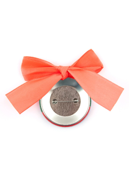 Металлический значок с бантом "Выпускник" 042006зз56038б