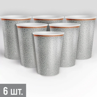 Праздничные бумажные стаканы "Керамическая эстетика" 3.0000854
