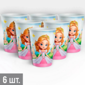 Праздничные бумажные стаканы "Сказочная принцесса" 3.0000855