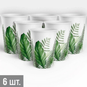 Праздничные бумажные стаканы "Тропический шарм" 3.0000860