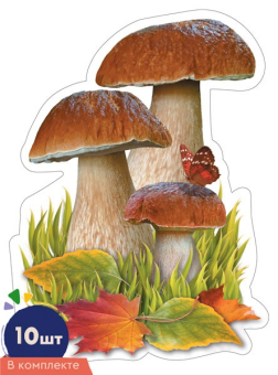 Набор украшений на скотче "Гриб Белый" КМ-17015