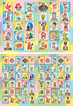 Наклейки на шкафчики в детский сад "Сказки" НКШ-014