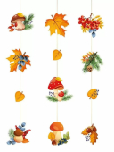 Гирлянда на нитях "Осень в лесу" 3.0000986