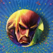 Значок "Аниме. Атака титанов №5" Z005