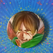 Значок "Аниме. Атака титанов №6" Z006